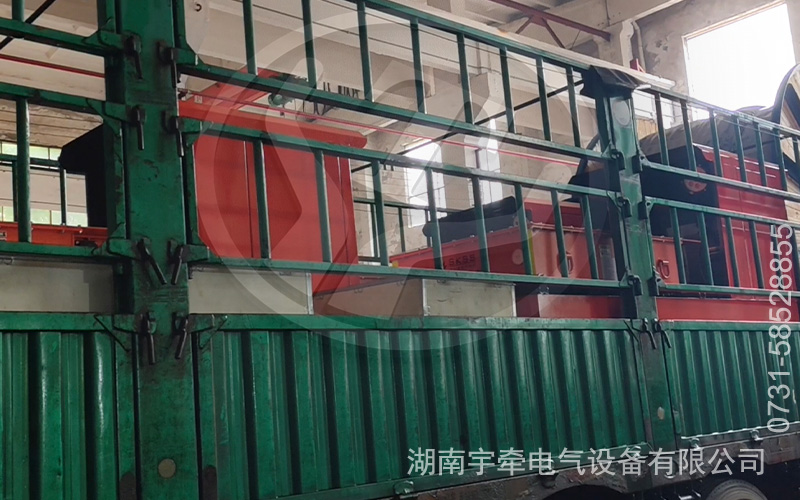 5噸鋰電池礦用電機車發往廣西